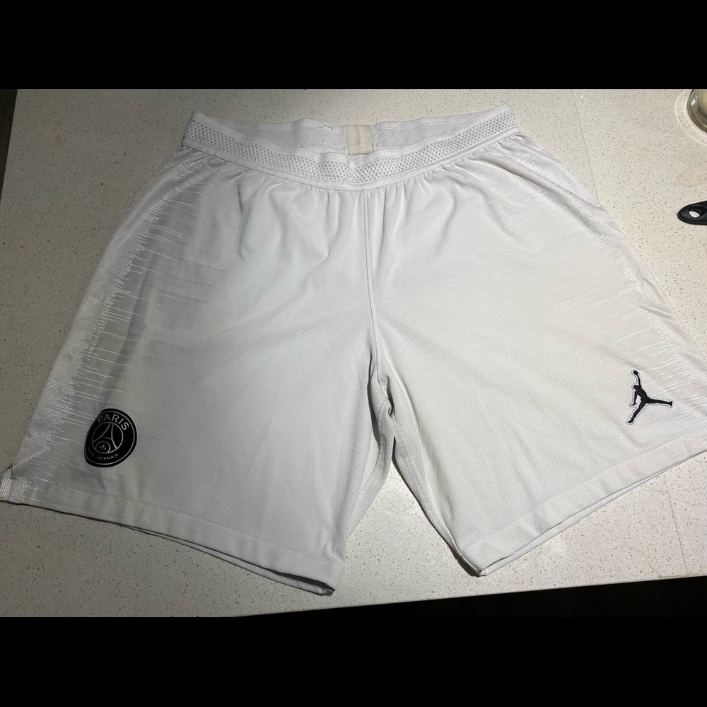 Jordan Shorts PSG White Match Mens Size L Nike